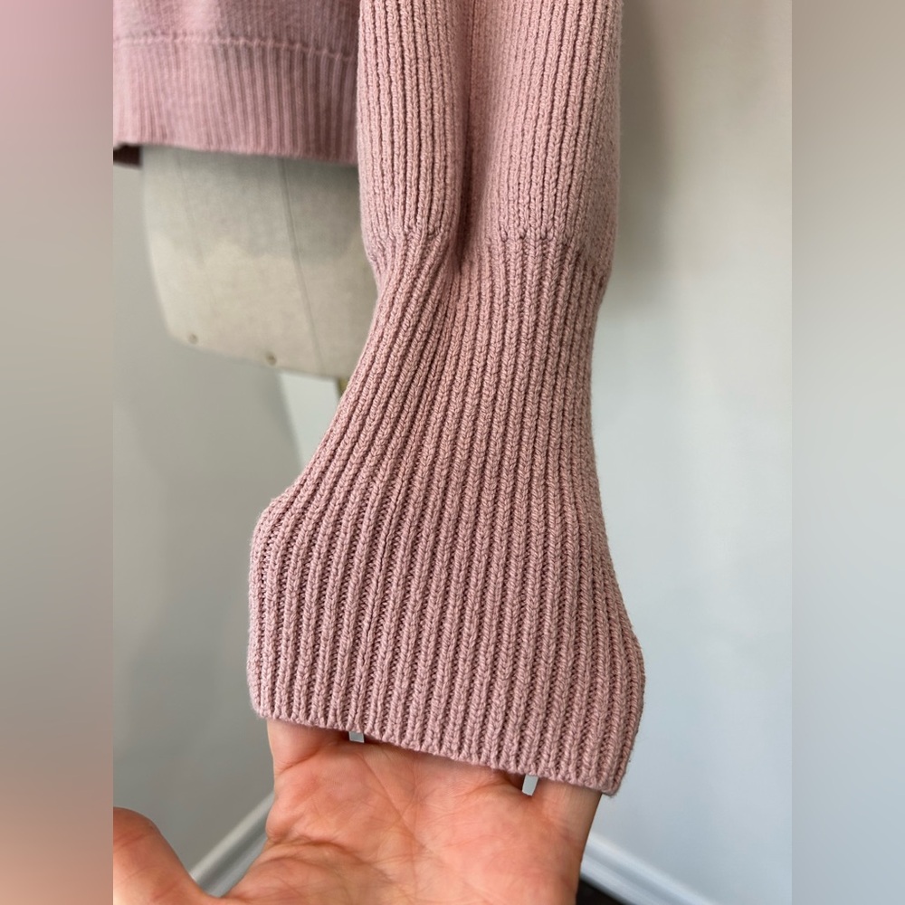 FREE PEOPLE - Easy Street Crop Pullover Sweater in Lost Petal Size XS - Picture 7 of 9